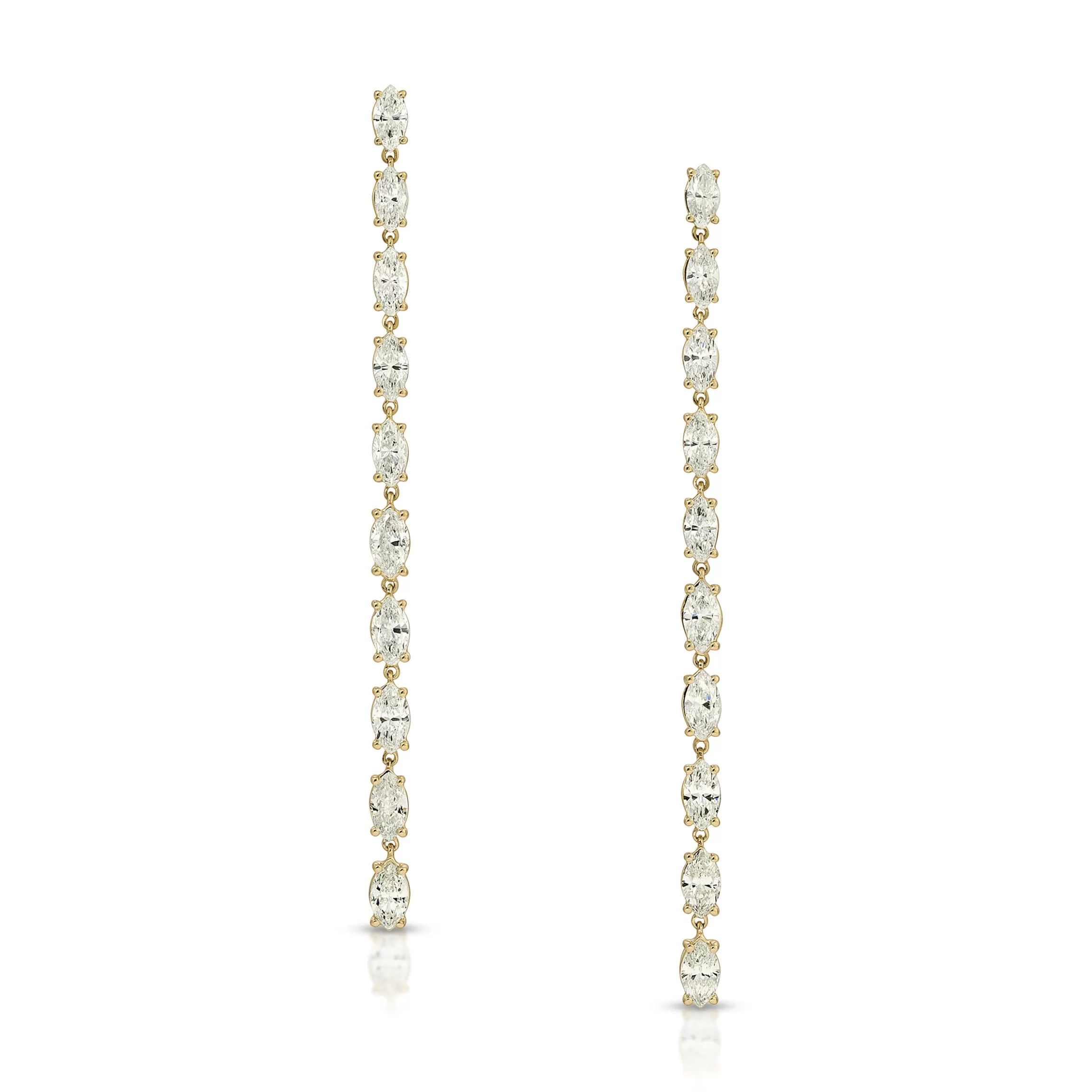 Anita Ko MARQUISE DIAMOND DROP EARRINGS