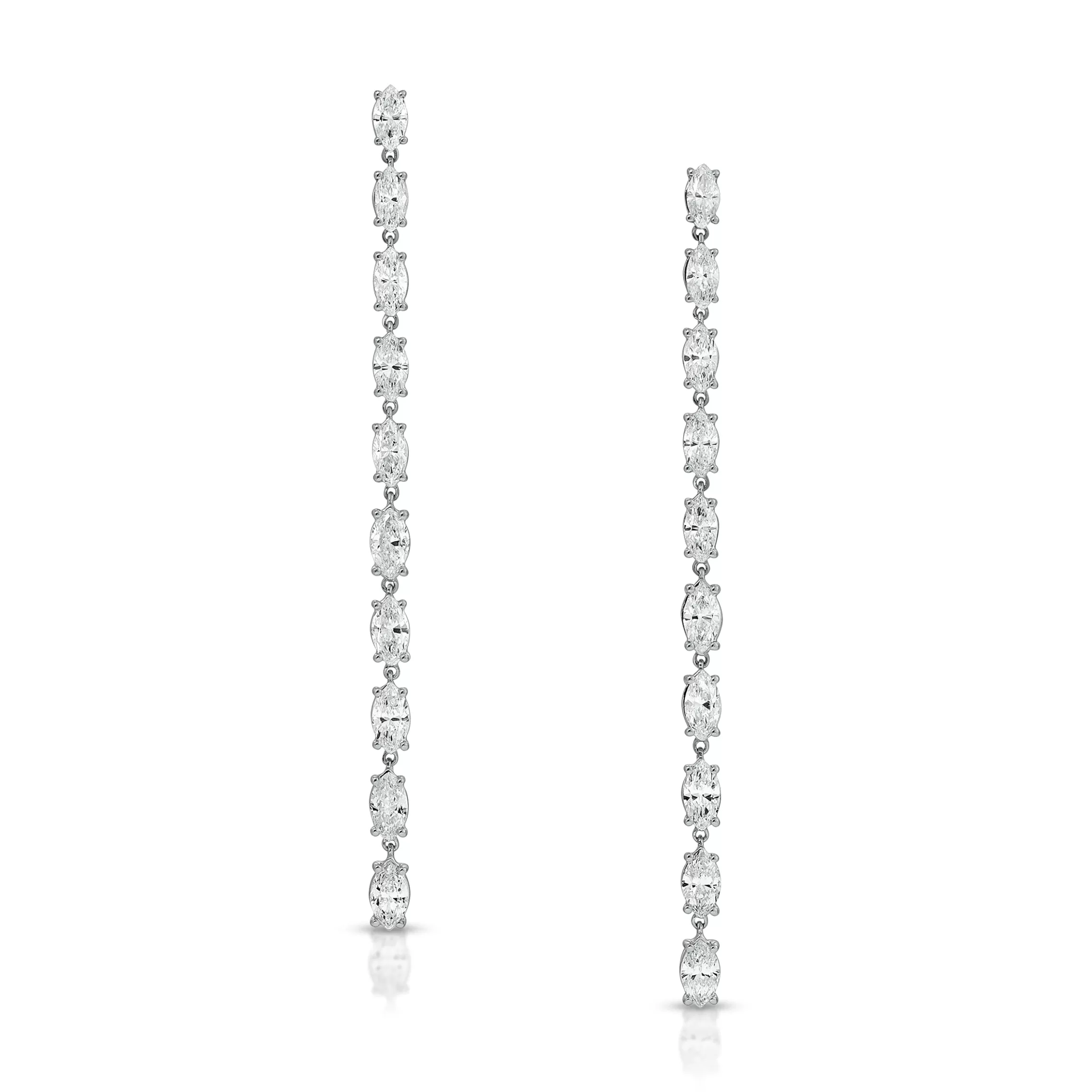 Anita Ko MARQUISE DIAMOND DROP EARRINGS