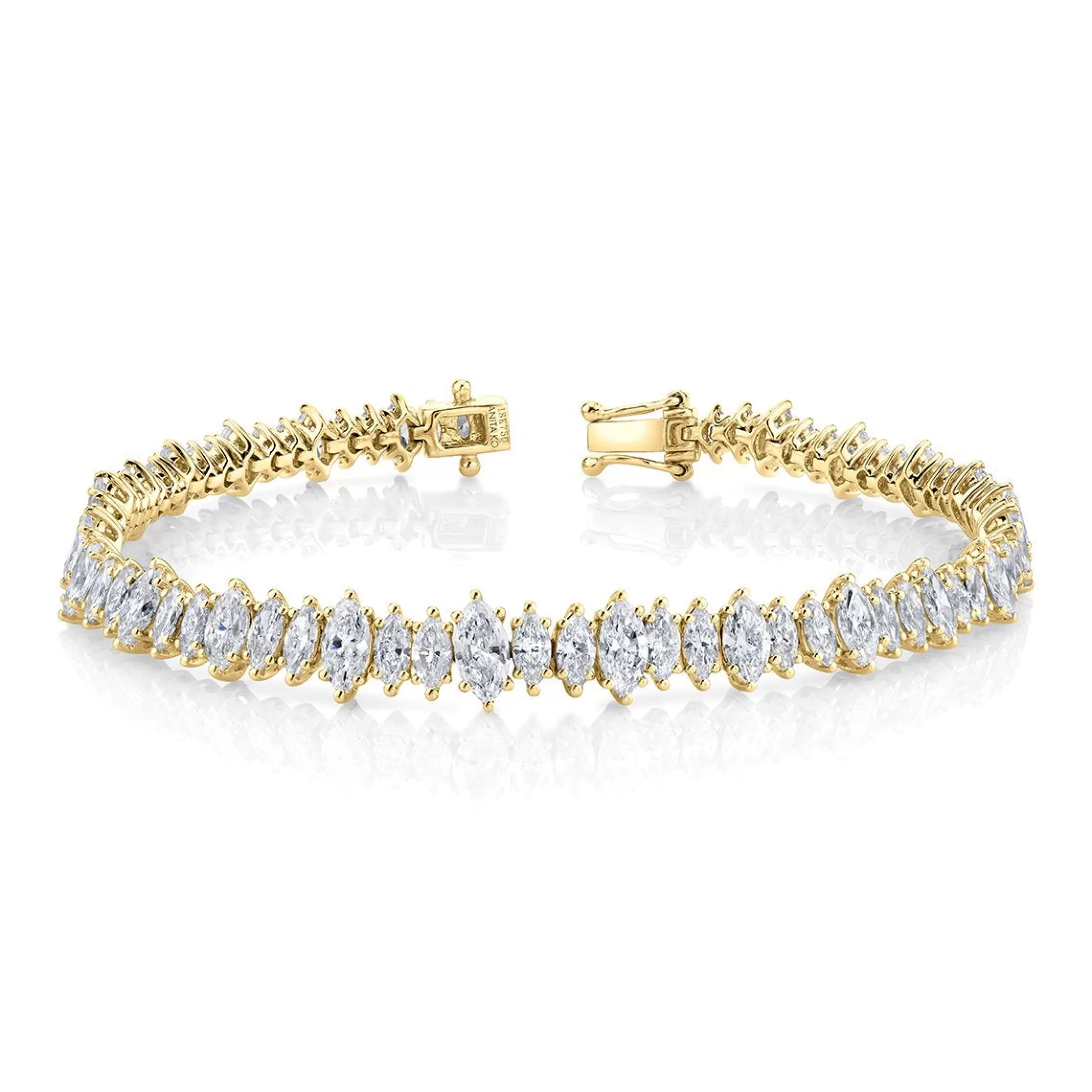 Anita Ko MARQUISE DIAMOND TENNIS BRACELET