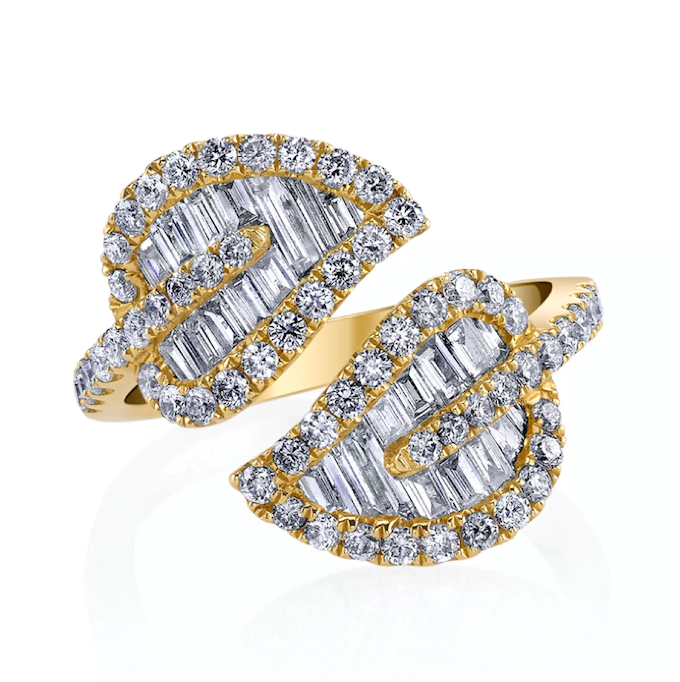 Anita Ko MEDIUM LEAF DIAMOND RING