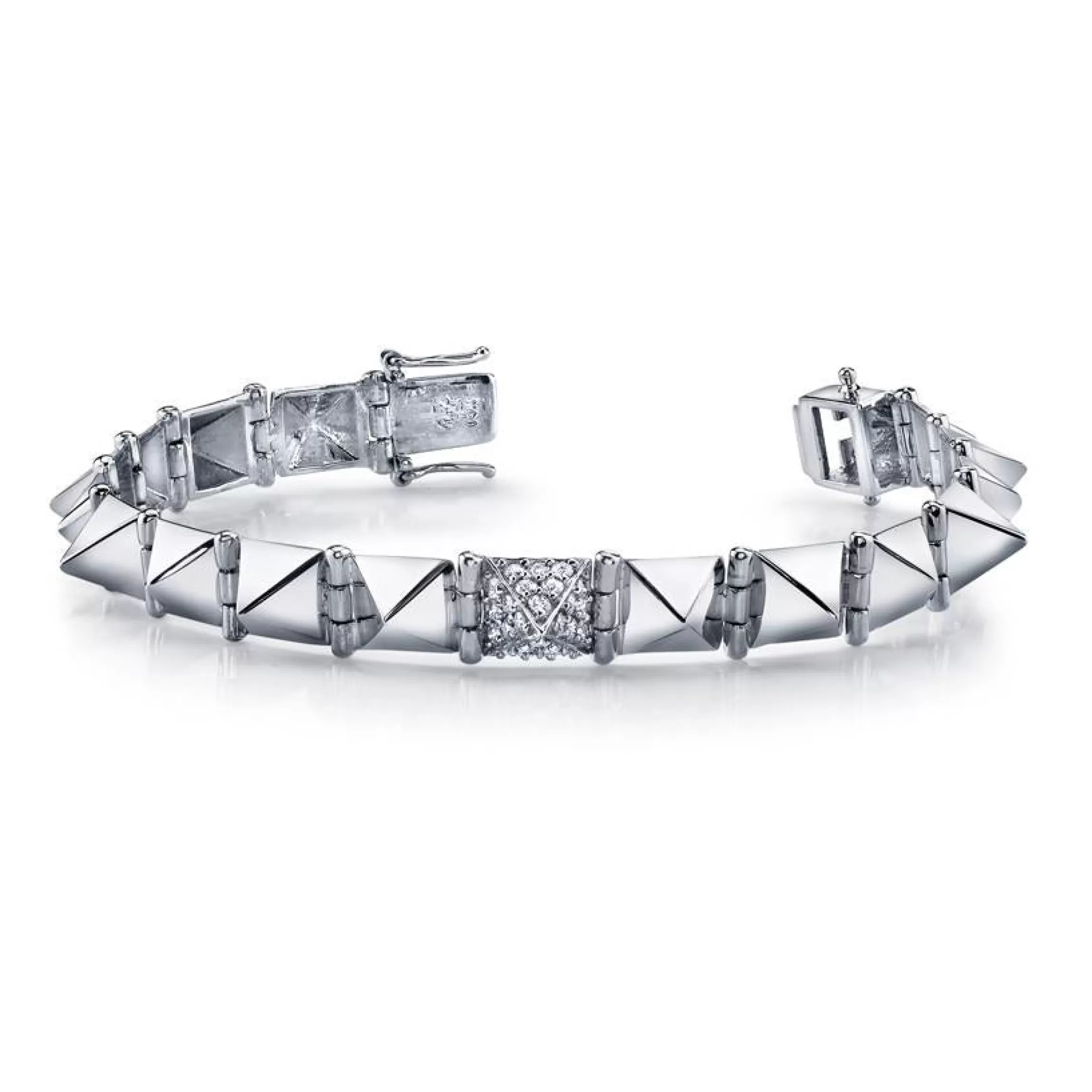 Anita Ko MEDIUM SPIKE BRACELET WITH ONE DIAMOND SPIKE