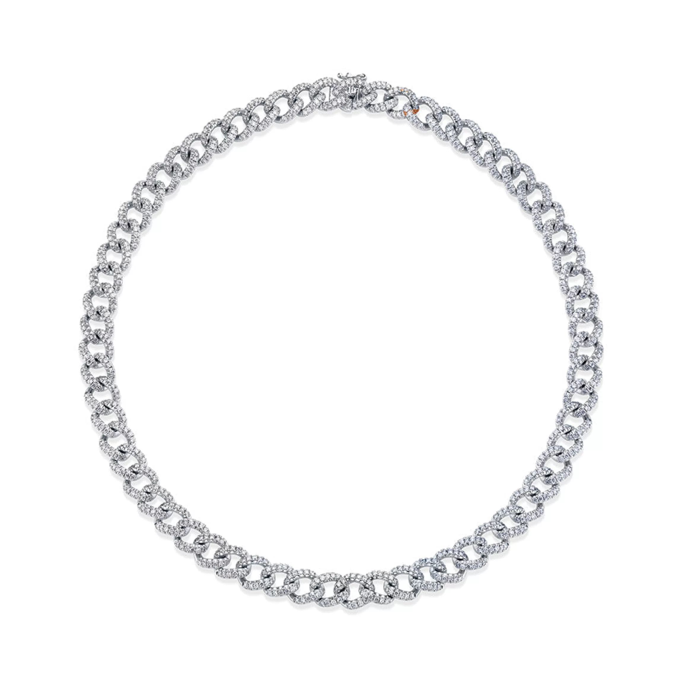 Anita Ko NAPLES DIAMOND CHAIN LINK CHOKER