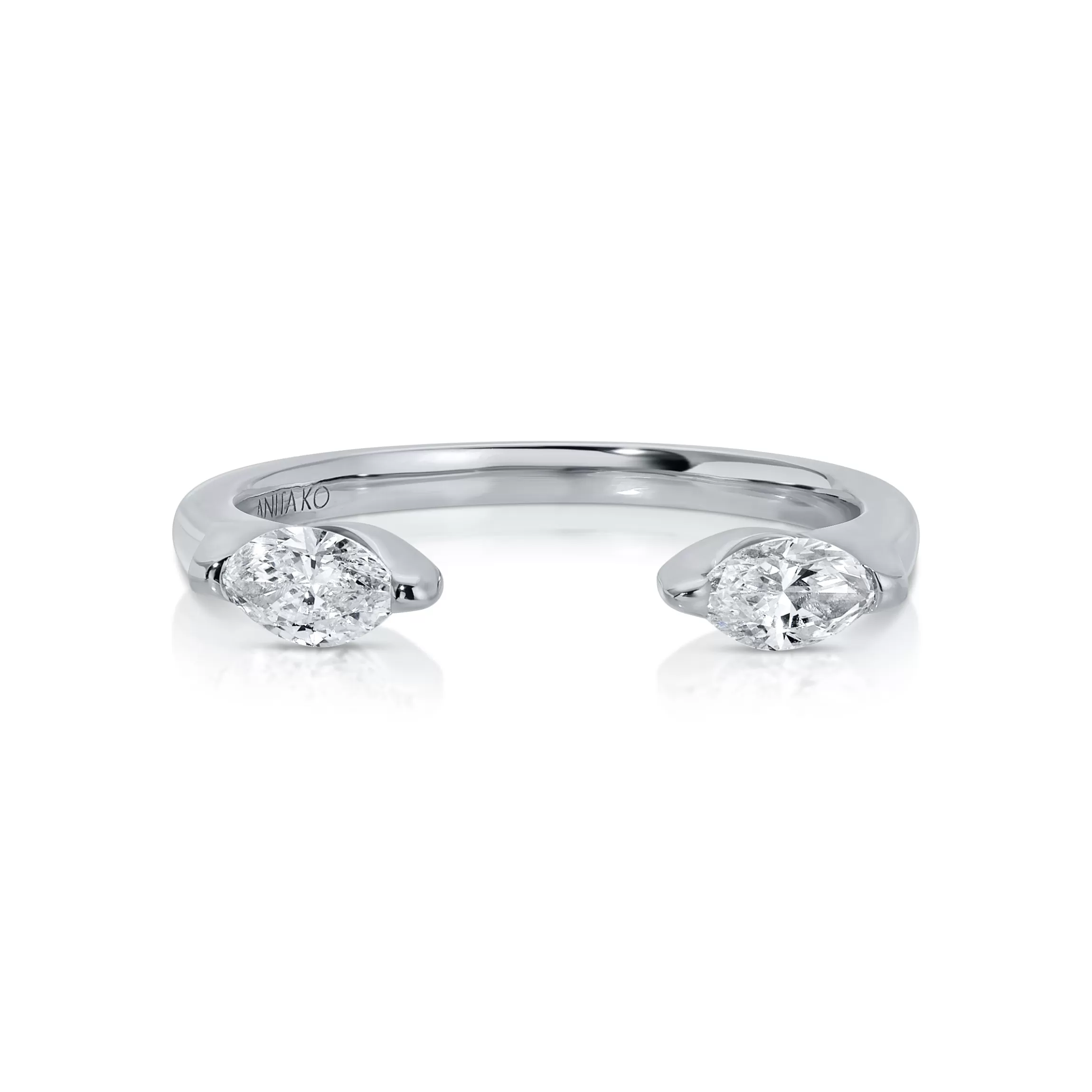 Anita Ko ORBIT SPLIT MARQUIS DIAMOND RING