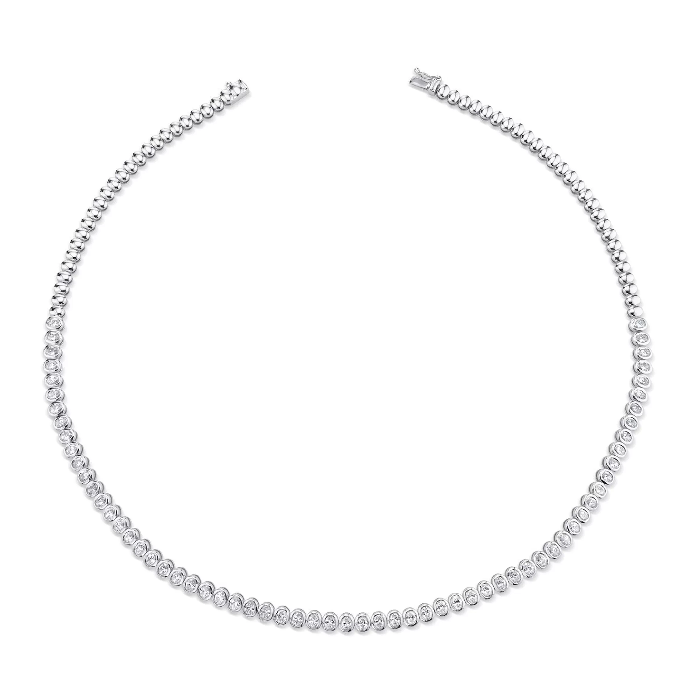 Anita Ko OVAL DIAMOND BEZEL CHOKER