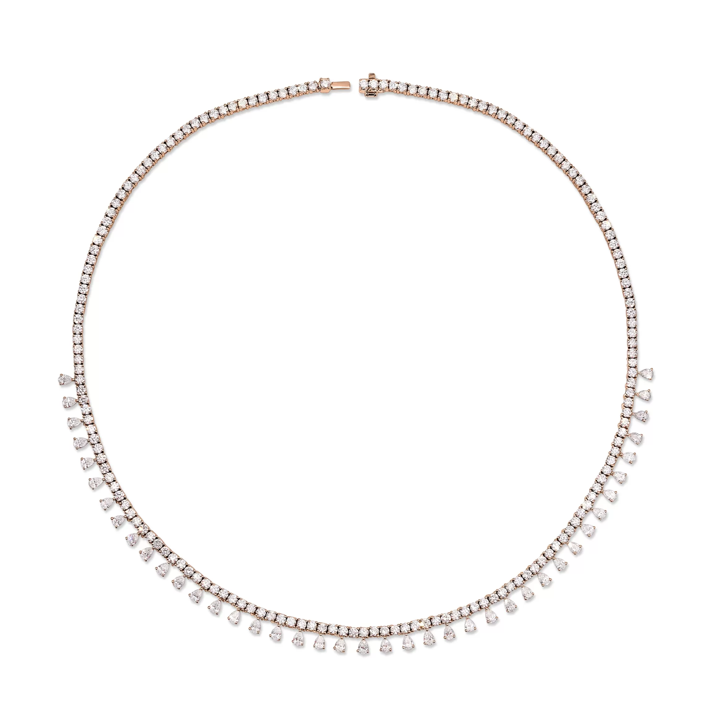 Anita Ko PALOMA ROUND AND PEAR DIAMOND CHOKER