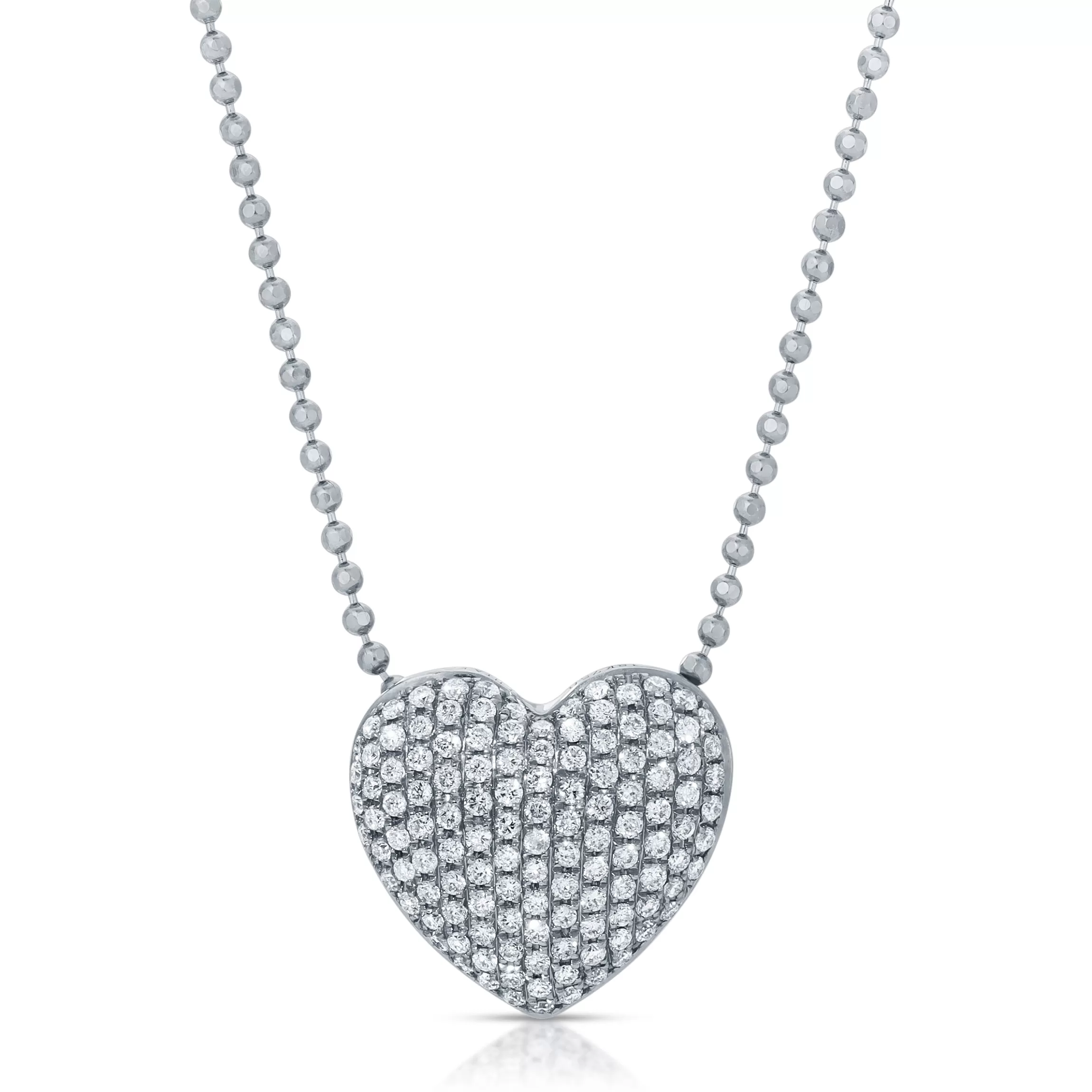 Anita Ko PAVE DIAMOND HEART NECKLACE