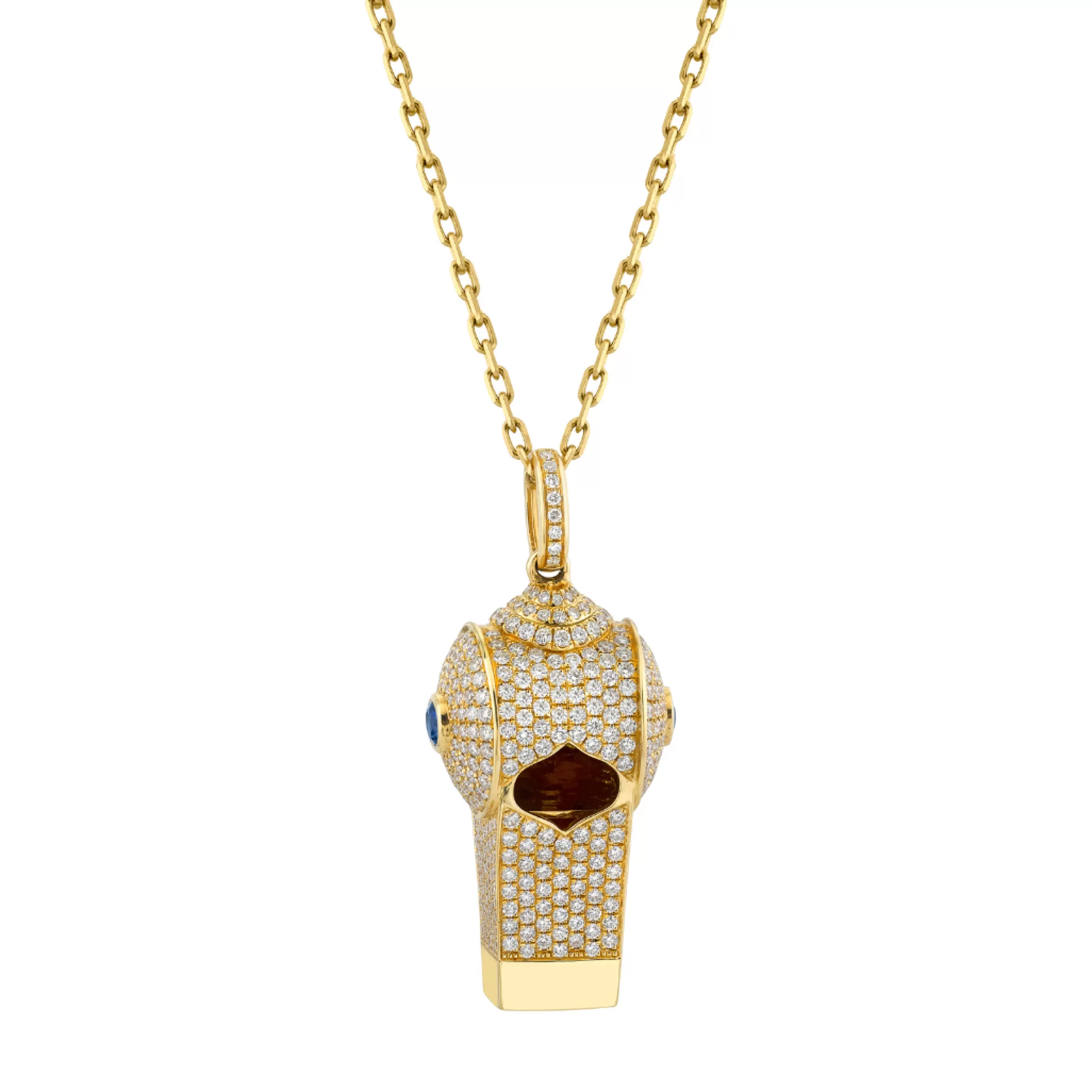 Anita Ko PAVE WHISTLE PENDANT