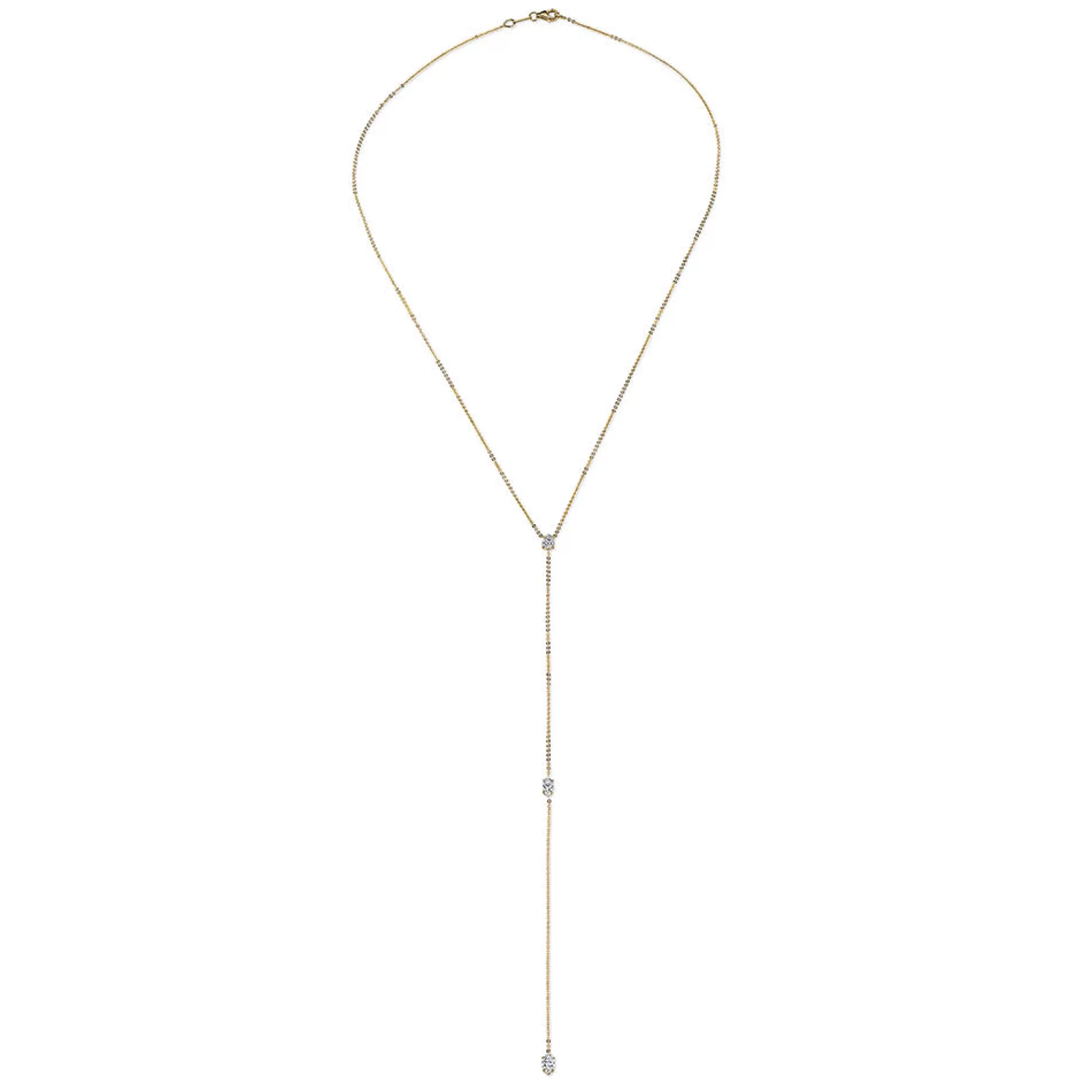 Anita Ko PEAR AND DOUBLE MARQUISE DIAMOND LARIAT