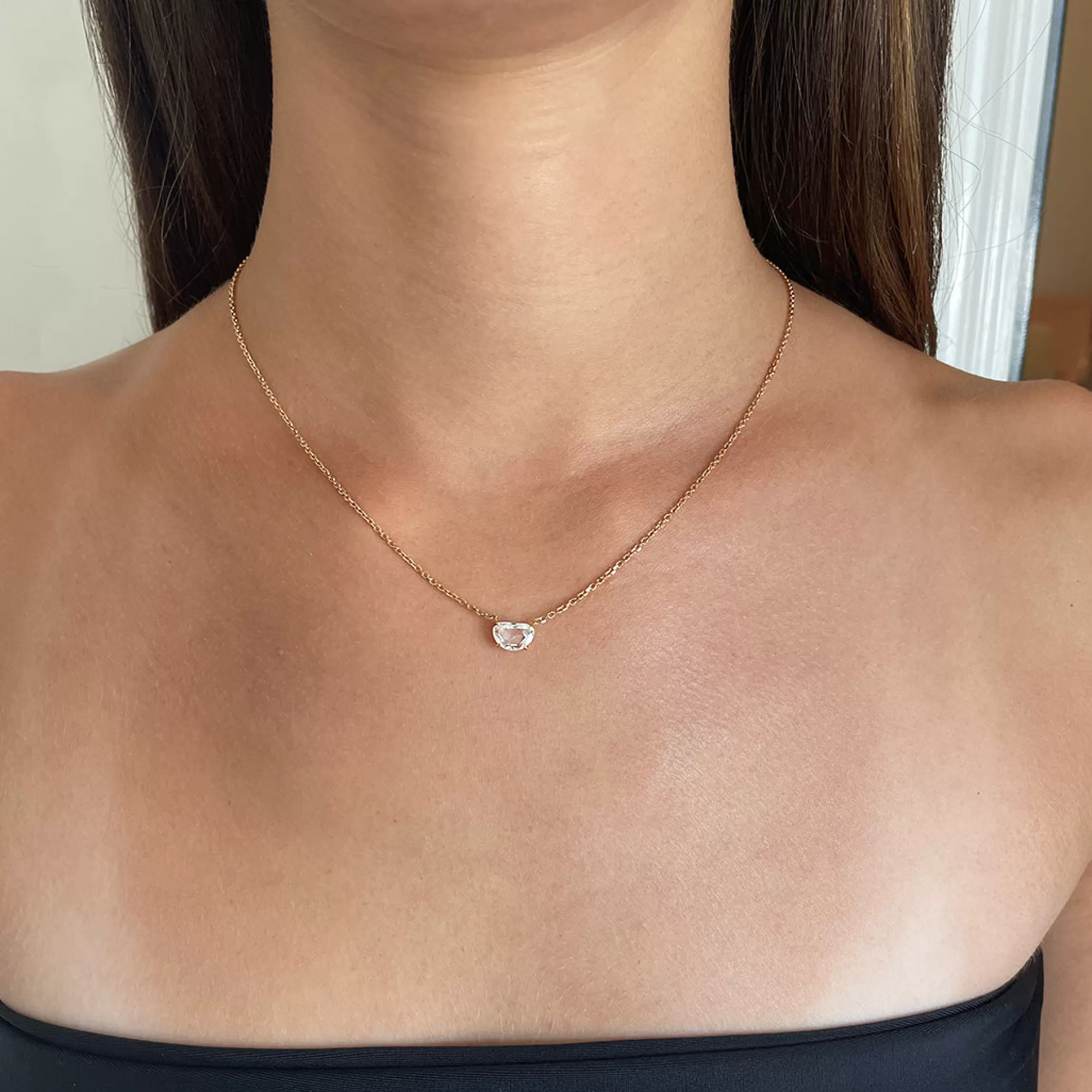 Anita Ko PEBBLE DIAMOND NECKALCE