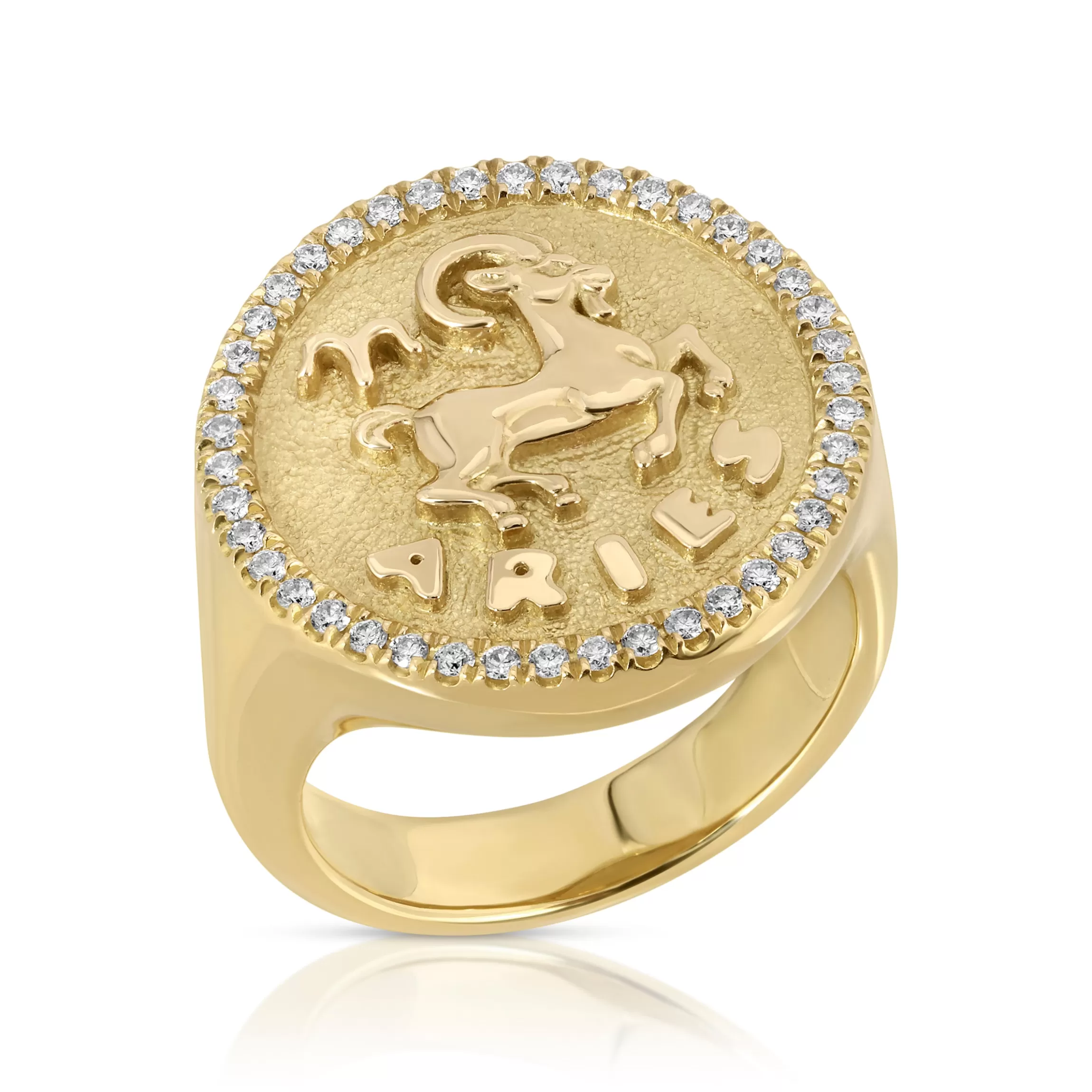 Anita Ko PINKY DIAMOND ZODIAC RING