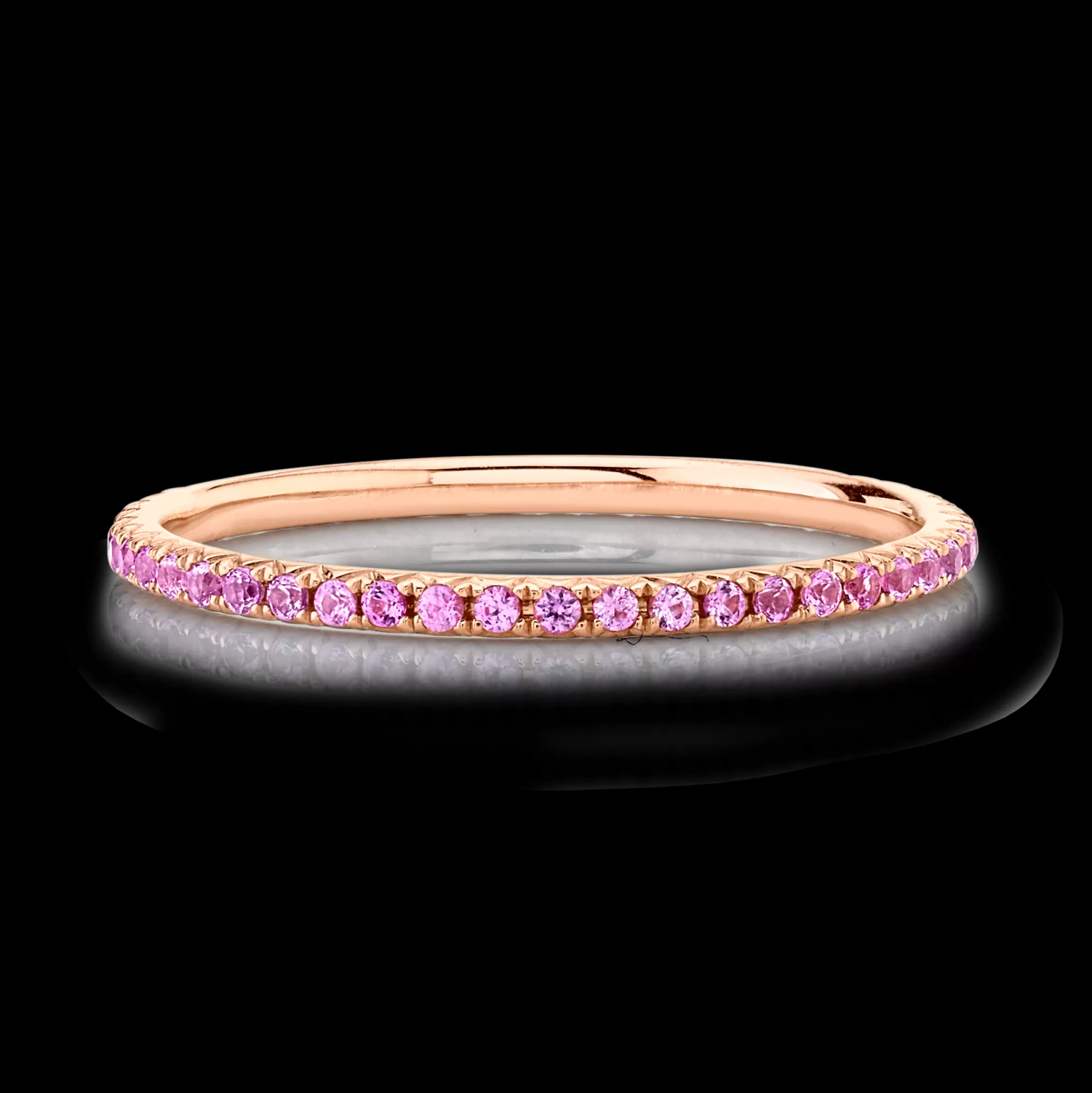 Anita Ko ROSE GOLD PINK SAPPHIRE ETERNITY BAND