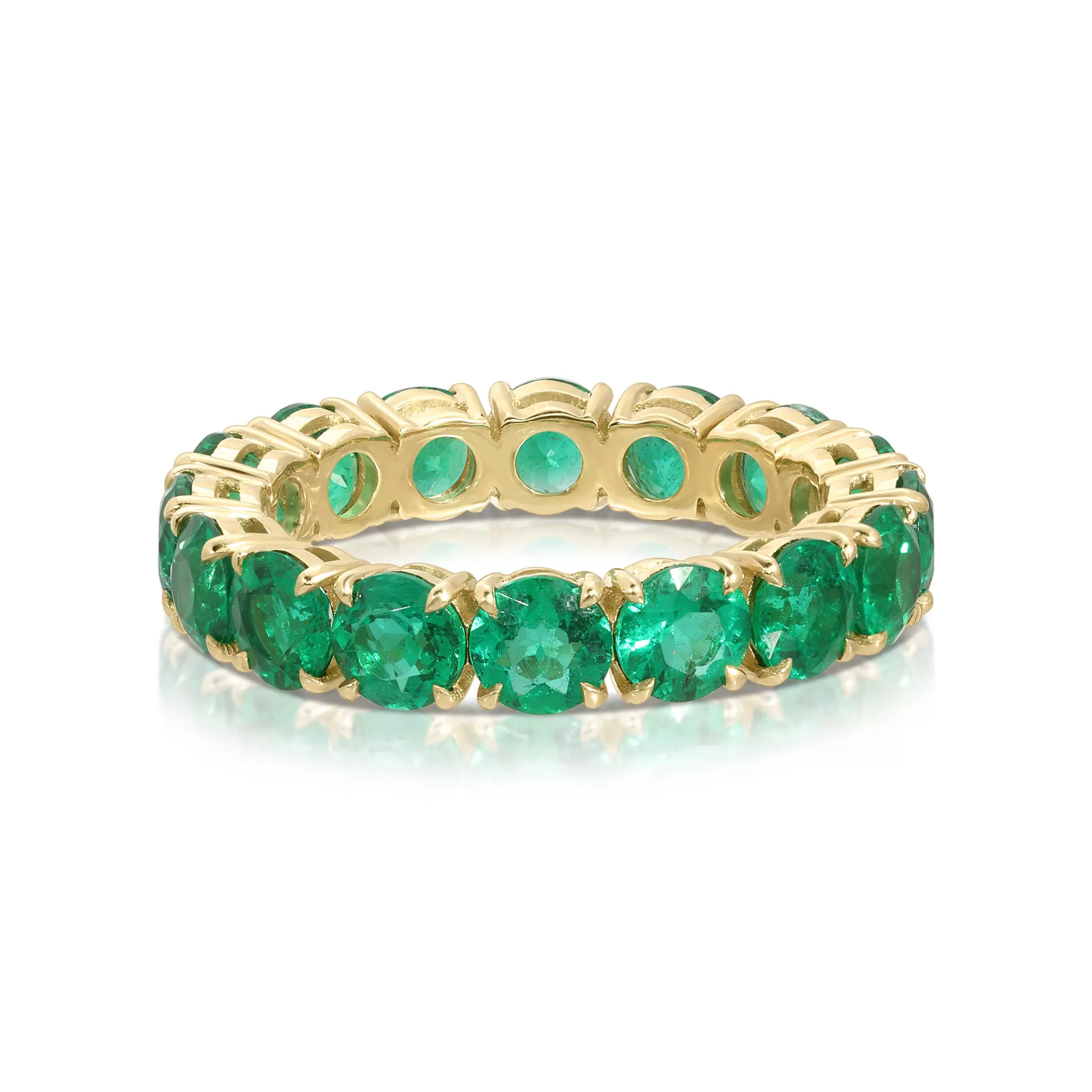 Anita Ko ROUND EMERALD ETERNITY BAND