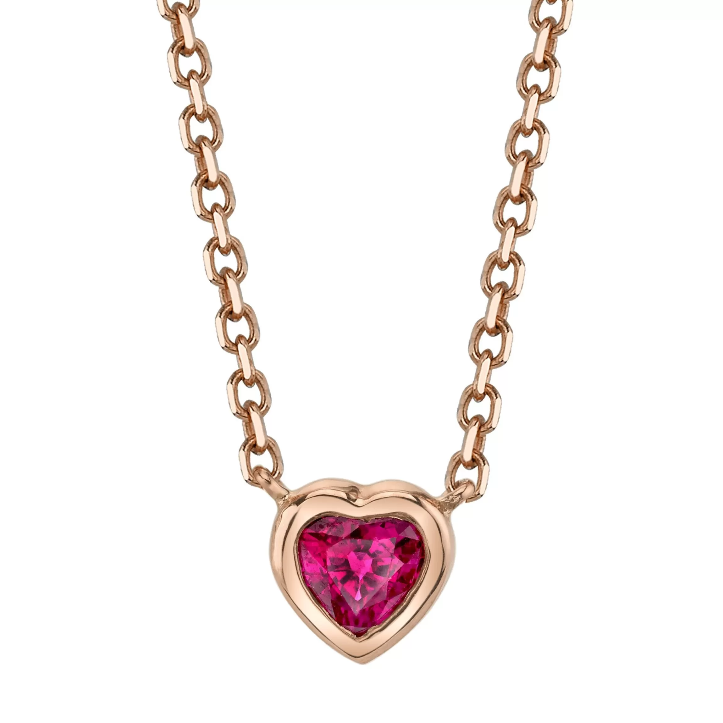 Anita Ko RUBY HEART NECKLACE