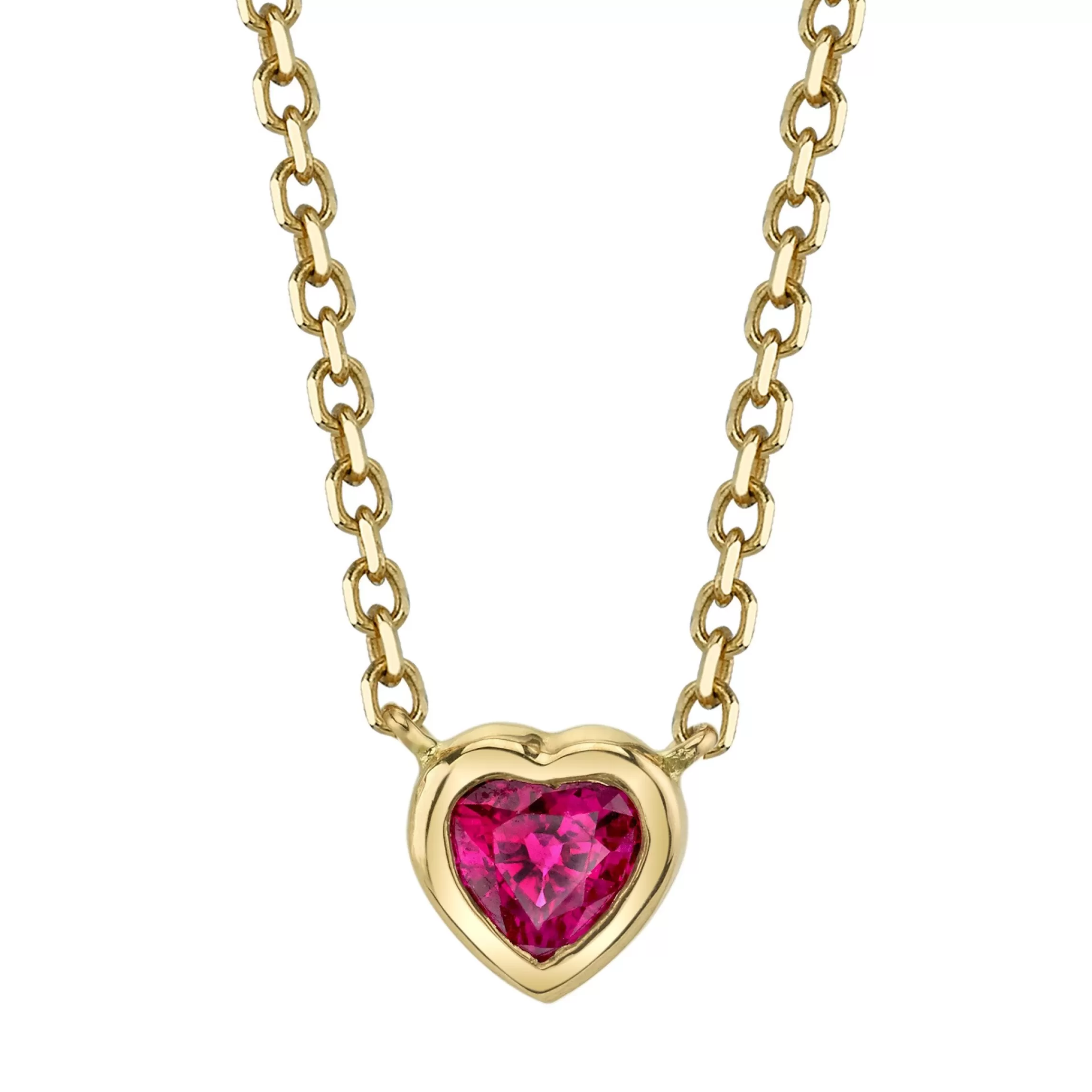 Anita Ko RUBY HEART NECKLACE