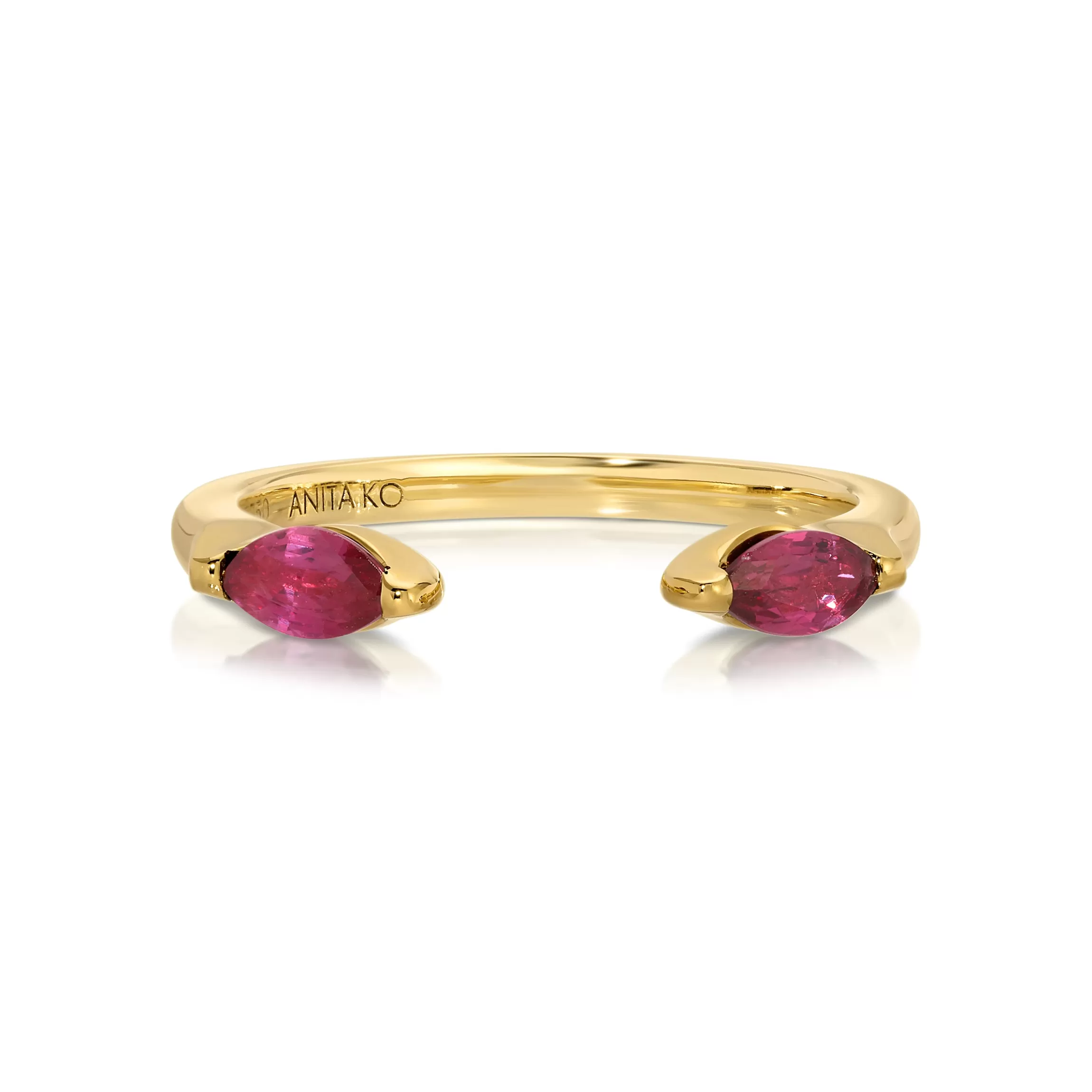 Anita Ko RUBY MARQUISE ORBIT RING