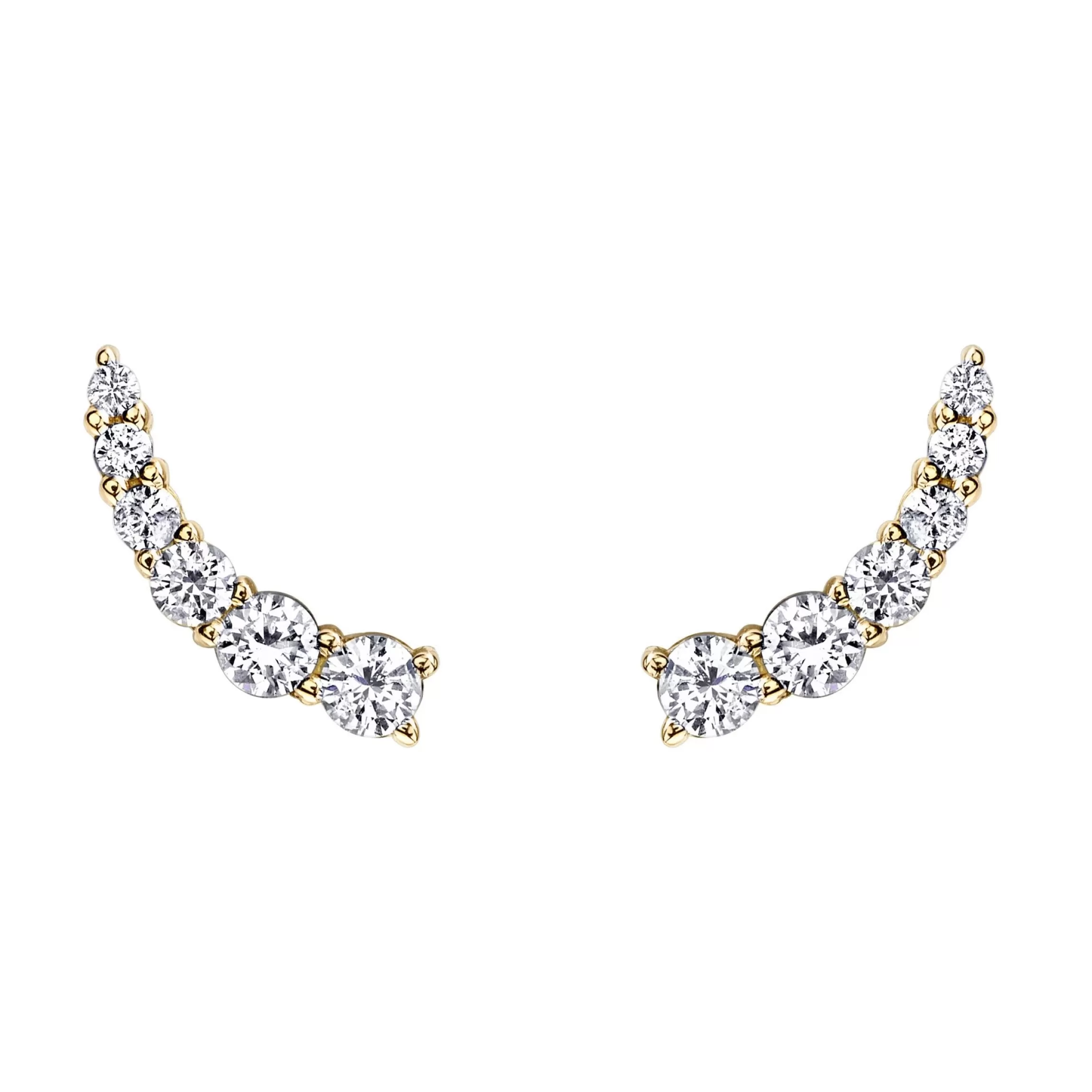 Anita Ko SMALL FLOATING DIAMOND STUD