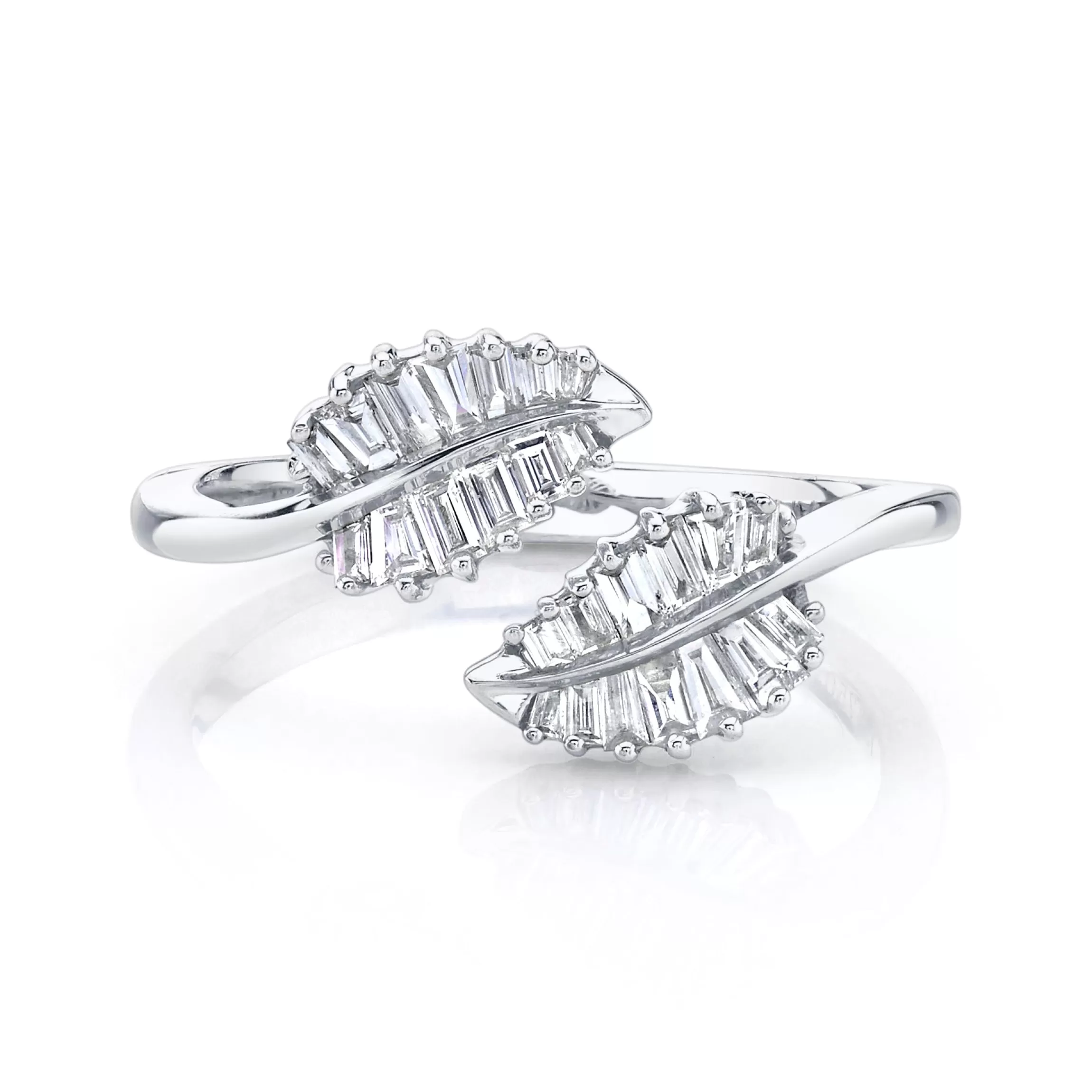 Anita Ko SMALL PALM LEAF DIAMOND RING