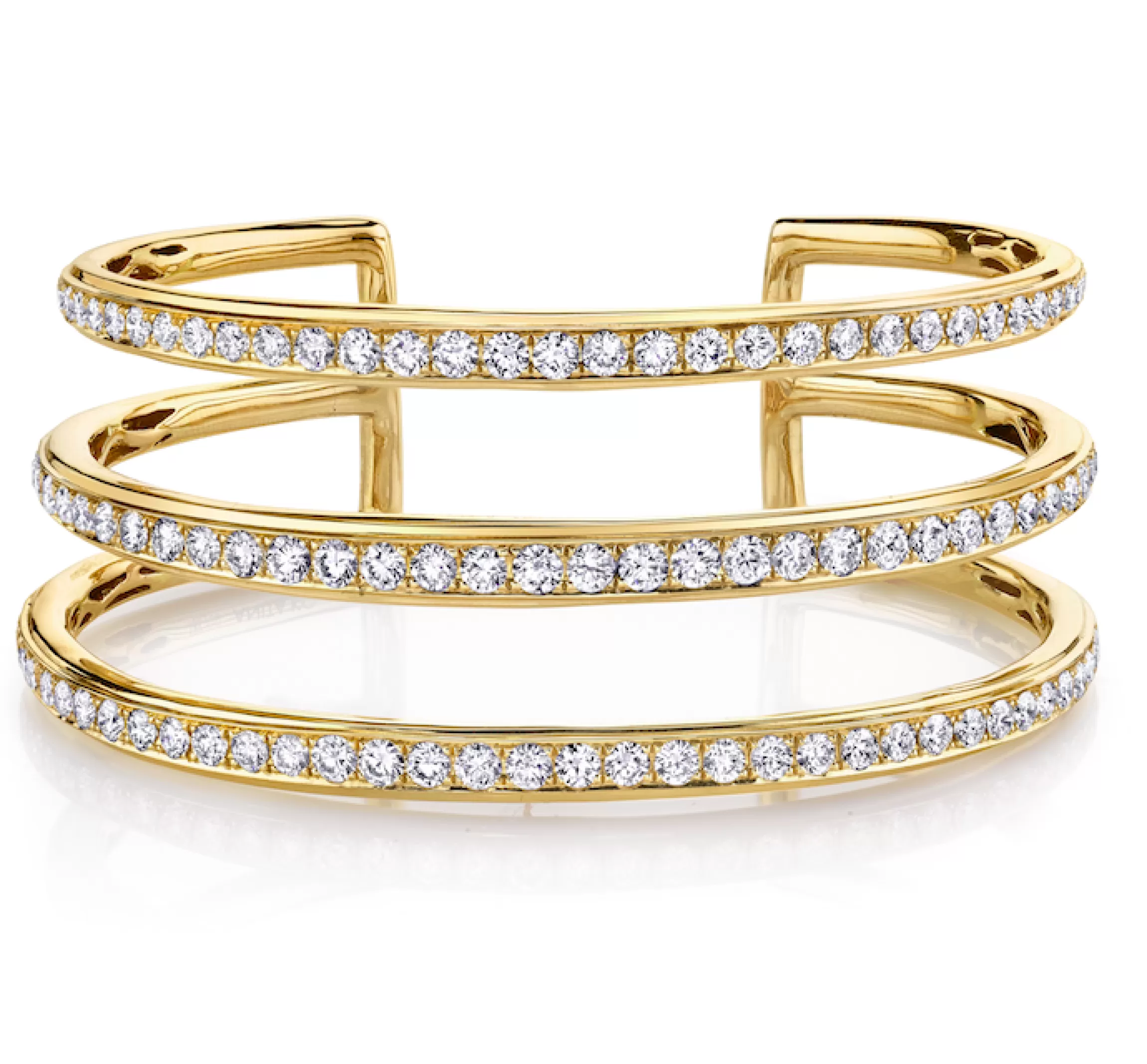 Anita Ko THREE ROW DIAMOND CUFF