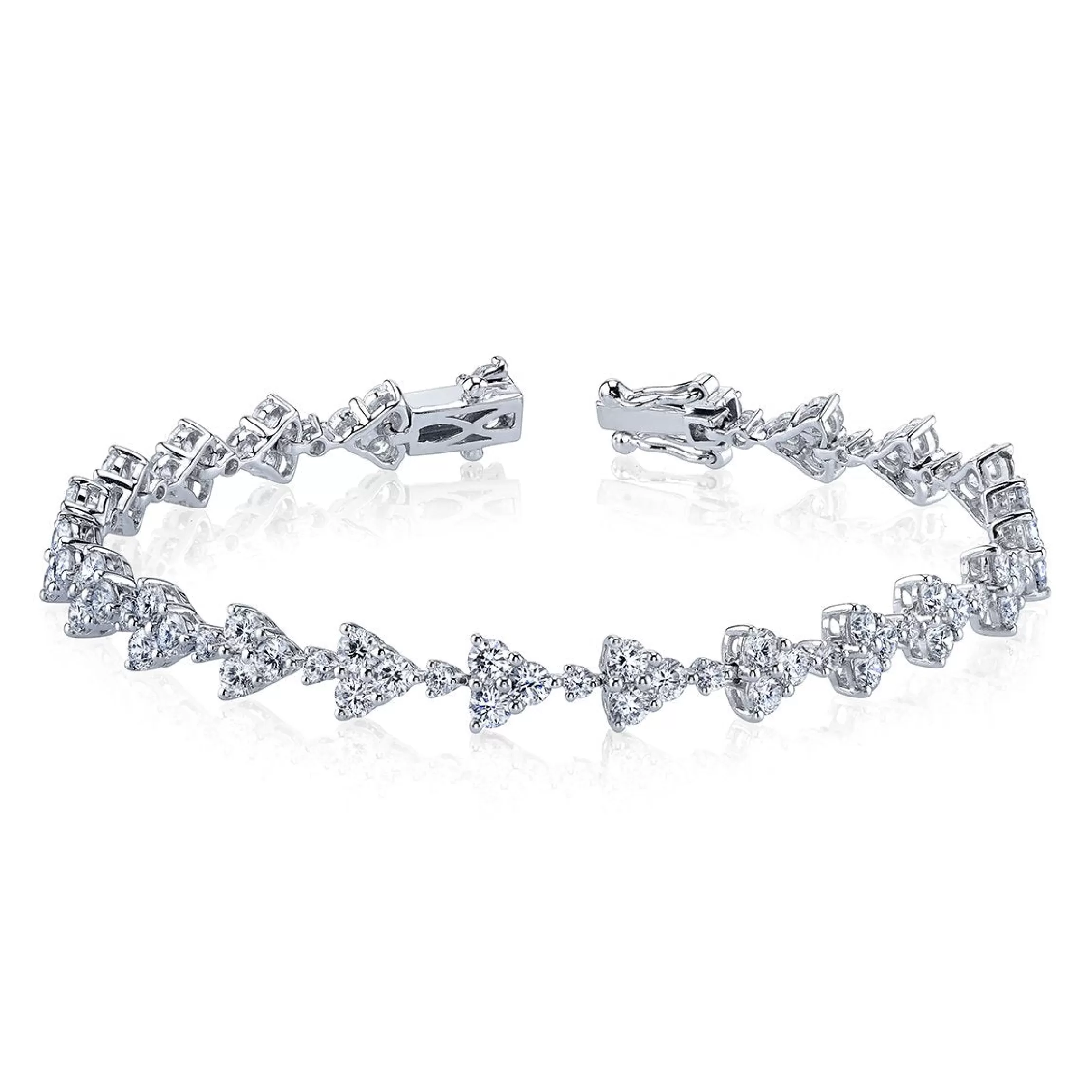 Anita Ko TRIANGLE ETERNITY DIAMOND BRACELET