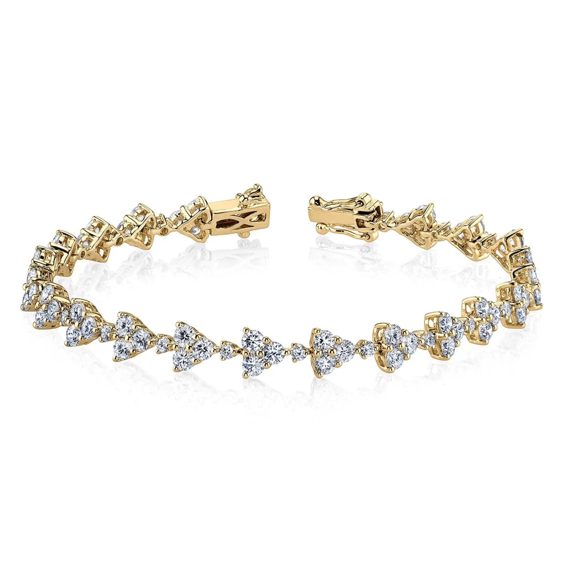 Anita Ko TRIANGLE ETERNITY DIAMOND BRACELET