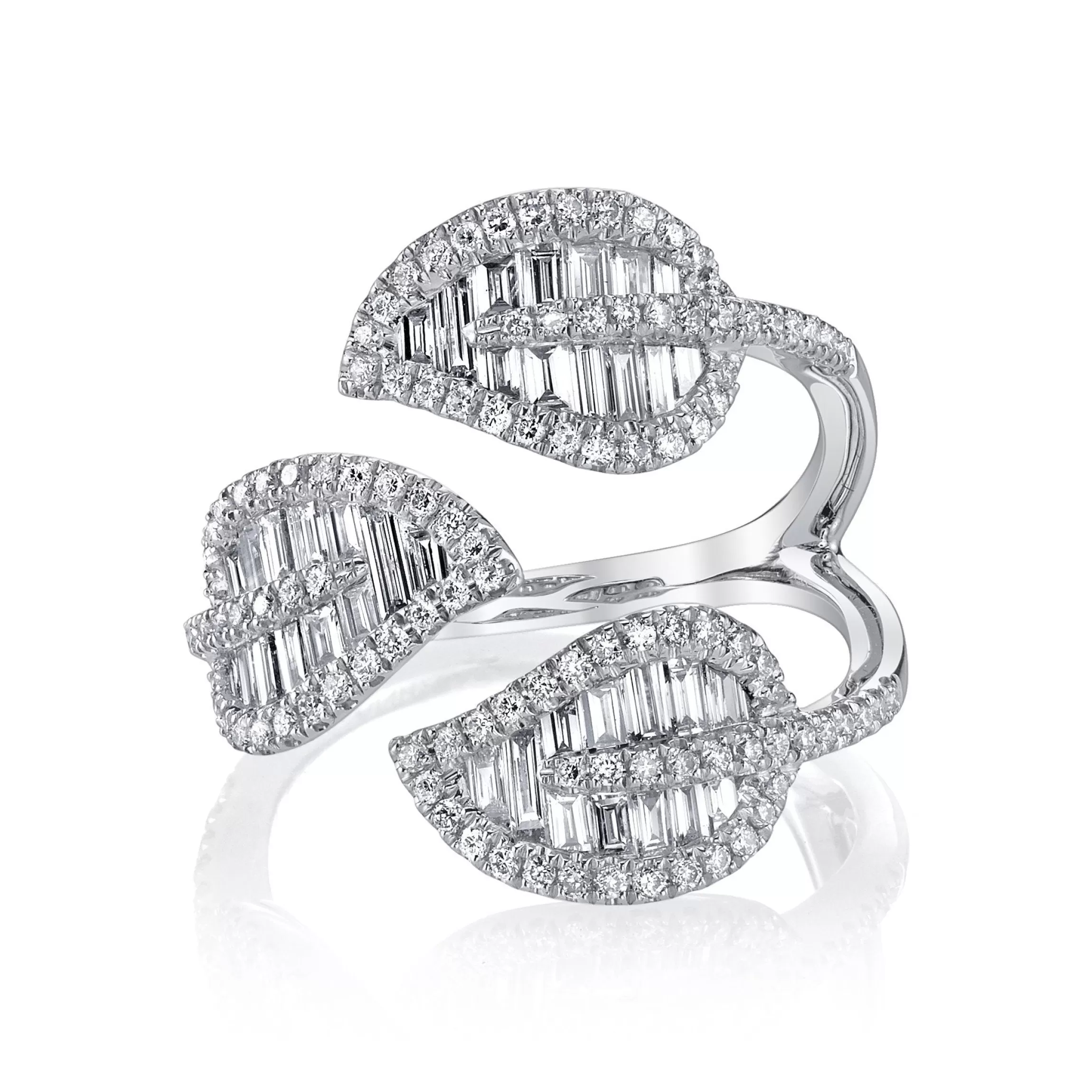 Anita Ko TRI-LEAF DIAMOND RING